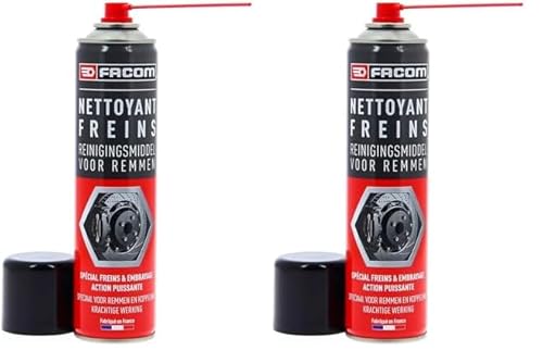 Facom Nettoyant Freins et Embrayage, Puissant, 400ml (Lot de 2)