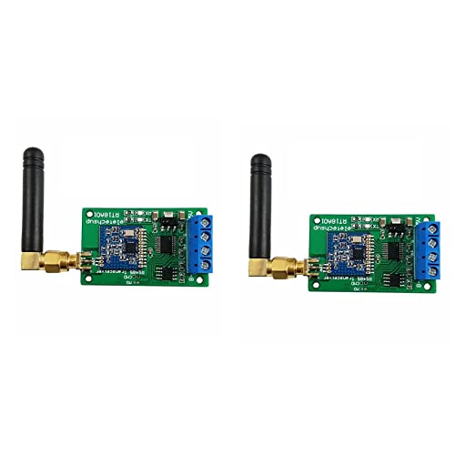Augnongly 2X 433M Multifuncional Wireless RS485 bus puerto serie RF módulo transceptor UART DTU