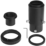 Adaptador de cámara para fotografía directa (Prime Focus) con cámara réflex y proyección ocular de fotografía.