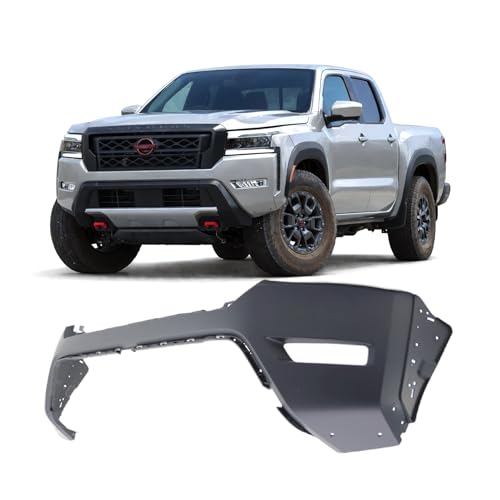 Image of FitParts Compatible with Nissan Frontier 2022-2023 Front Upper Bumper Cover | Primed, Ready to Paint, OEM 620259BU0H, NI1014112
