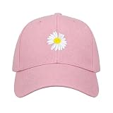 Generisch Berretto da baseball da donna, unisex, con motivo floreale, abbigliamento estivo, per il tempo libero, traspirante, per spiaggia e escursioni, Stile_v05 rosa, Taglia unica
