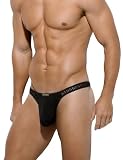 [Casey Kevin] Tバック メンズ 下着 セクシー メッシュ インナー パンツ 男性用 肌着 アンダーウエア ローライズ 3D立体構造 Gストリング スケスケ感 1枚 CK2021 ブラック 1枚 M