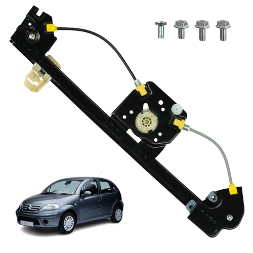 STARKIT PERFORMANCE Elevalunas compatible para C3 (1) (2002-2009) mecanismo elevalunas delantero izquierdo (conductor) 9221AQ, 9221AP, 9221FH