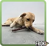 FROKI Premium Rinderschwanz für große & kleine Hunde 250g | 100% Rind | 100% Natürlich | Futter-Snack | Hunde-Leckerlis | Natur-Kausnack | Zahnpflege | ohne Zusatzstoffe