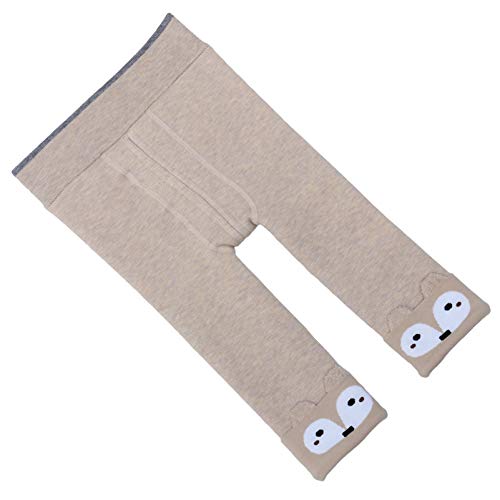 Amosfun Leggings para Crianças Calças de Malha para Bebês Leggings de Pelúcia para Crianças Raposa E