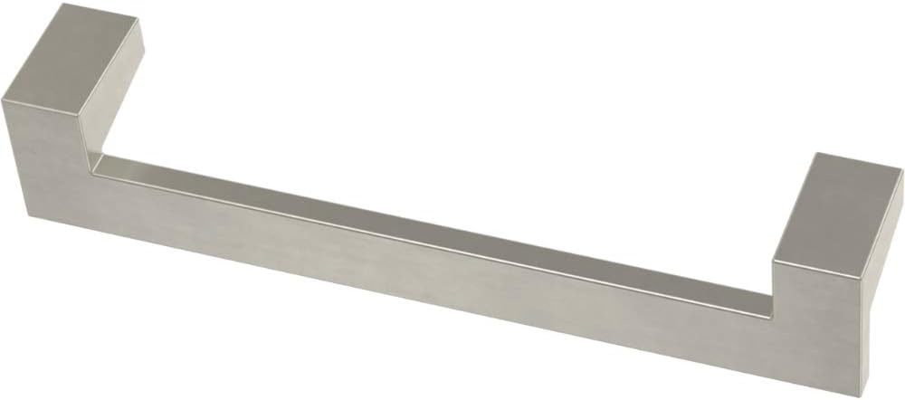 Franklin Brass Mirrored (10-Pack) Cabinet Handles 5-1/16' Hole Center Brushed Nickel Kitchen Drawer Pulls Dresser, Furniture Hardware P40837K-SN-C