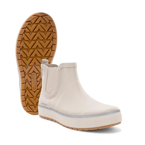Western Chief Women's Waterproof Element Chelsea Rain Boot with Memory Foam Insole and Slip-Resistant Outsole – Durable and Comfortable for Rainy Days, Stone, 11 by Western Chief - Image 5