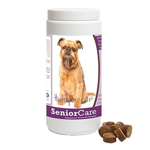 Healthy Breeds Brussels Griffon Senior Dog Care Soft Chews 100 Count