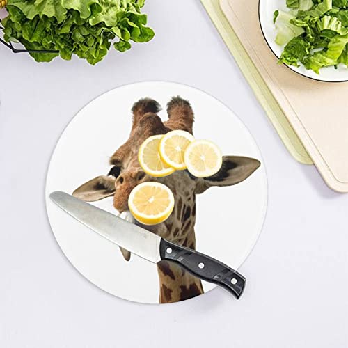 Plaques de cuisine girafe marrante pour préparer les repas en famille