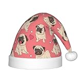 Miglior cappello: questo divertente cappello di Babbo Natale con carlino ha un design carino che ti farà risaltare nello spirito delle vacanze. Si tratta di una decorazione natalizia originale e di lusso. Il cappello di Babbo Natale è adatto per feste di Natale, Capodanno, cosplay di Natale o accessori per costumi, può essere utilizzato per canto di Natale, promozioni, celebrazioni annuali, eventi comunitari, spettacoli teatrali, feste festive e molto altro ancora.