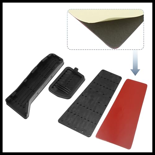 Hihaha 3 Pcs Anti Slip No Drilling Aluminum Alloy Pedal Covers Foot Pedal Pads for Mazda 2 3 6 CX-3 CX-5 CX-9 Black Durable Material by Hihaha - Used condition - Image 7
