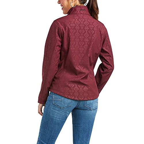 ARIAT Women's REAL Softshell Jacket, Windsor Wine