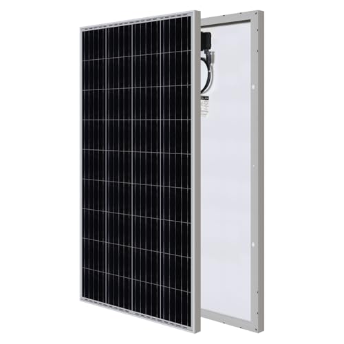 Image of Mighty Max Battery 200 Watt 12 Volt, High Efficiency Monocrystalline Solar Panel with Solar Connectors for RV, Marine, Rooftop Farm, Home and Many Other Off-Grid Applications and More..