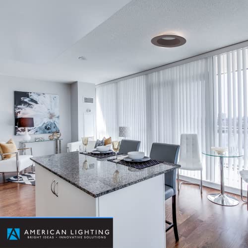 American Lighting ‎Ad56-5Cct-Db;120 Volts, Led, 15 Watts, Advantage Select Dimmable Lighting Recessed Downlights; 5-Cct 2700K-5000K, 900Lm, 5/6 In; 90Cri, Dark Bronze For Home, And Business (1 Pack) #TOP7