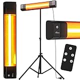 Wohlfühlwärme im Freien: Unser Karbonheizstrahler schafft mit drei Leistungsstufen (500/1000/1500 Watt) und einem eingebauten Karbonstrahler eine sofortige, angenehme Tiefenwärme. Erleben Sie höchsten Komfort und sparen Sie dabei effizient Energie.