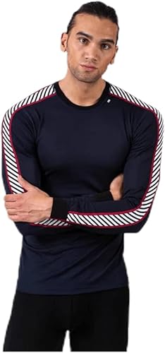 Primera capa con tecnología HH Dry, con bandas de rayas, marca Helly Hansen