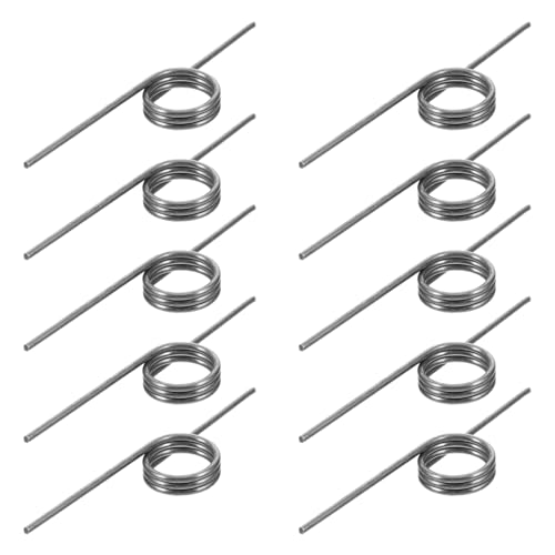 VALICLUD 10pcs Torsional Spring Replacement for Flipping Trash Cans Parts for Garbage Can Repair Fit for Various Models Easy Installation