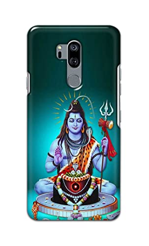 Image of PRINTFIDAA Printed Hard Back Cover Case for LG G7 ThinQ | LG G7 Plus Back Cover (Lord Shiva) -1803