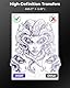 Itari M08F Tattoo Drucker, Thermodrucker Tattoo für A4 Papier mit 10pcs Tattoo Papier, Tattoo Printer Tattoo Stencil Drucker Bluetooth mit IPad & Phone & PC,Weiß