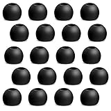 Replacement Eartips for Earbuds Noise Isolation Soft Silicone Tips for Headphones 20PC Ear Buds - Large