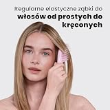 Tangle Teezer Mini Ultimate Detangler - do włosów mokrych i suchych - szczotka do rozczesywania do wszystkich rodzajów włosów - idealna szczotka dla dzieci i w podróży - Milenijny róż