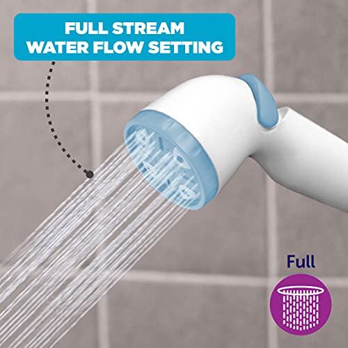 Playtex Baby 2-In-1 Shower Sprayer For Baby And Toddler Bath Time, Blue/White, 10-Foot Hose #TOP7