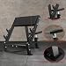 Imagen de AOWINNOX Banco de Predicador Ajustable para Brazos Fitness