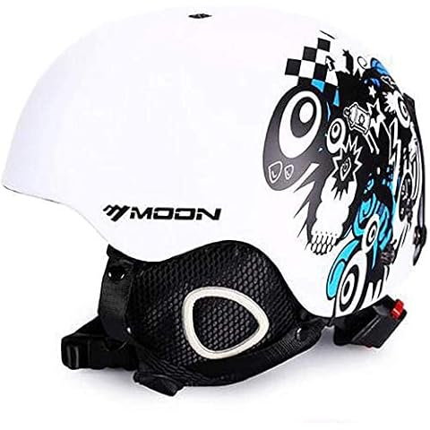 Sport Tent Ski Helmet with Removable Thickened Earmuffs,Outdoor Snow Helmet Sports Bike Skiing Winter Cycling Sport Helmet for Men Women Snowboarding Skiing (Small(52-55cm), White) Cover