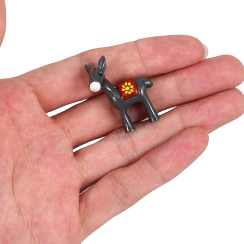 Figurines d'âne en résine résistante pour décors extérieurs - 8