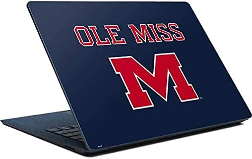 Skinit Decal Laptop Skin Compatible with Surface Laptop - Officially Licensed College Ole Miss Blue Design