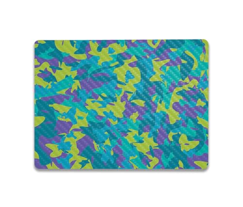 Image of MightySkins Carbon Fiber Skin Compatible with Microsoft Surface Laptop Go 3 (2023) Full Wrap Kit - Summer Camouflage | Protective, Durable Textured Carbon Fiber Finish | Made in The USA