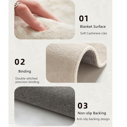 Tapis doux antidérapant et géométrique pour enfants et salon