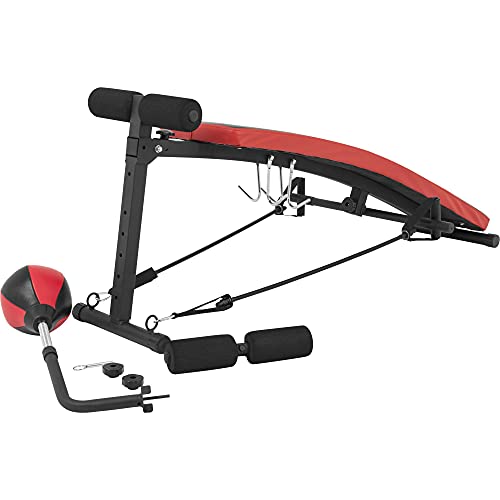 Sit-Up-Bank Gorilla Sports – Multifunktionale Trainingsbank, 7-fach verstellbar