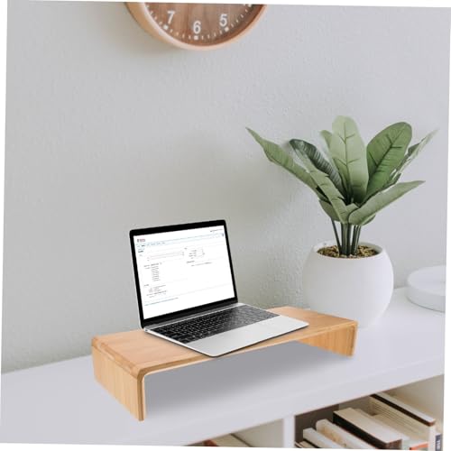 Support Moniteur Bureau Bambou OUNONA Riser Élégant Écran - 7