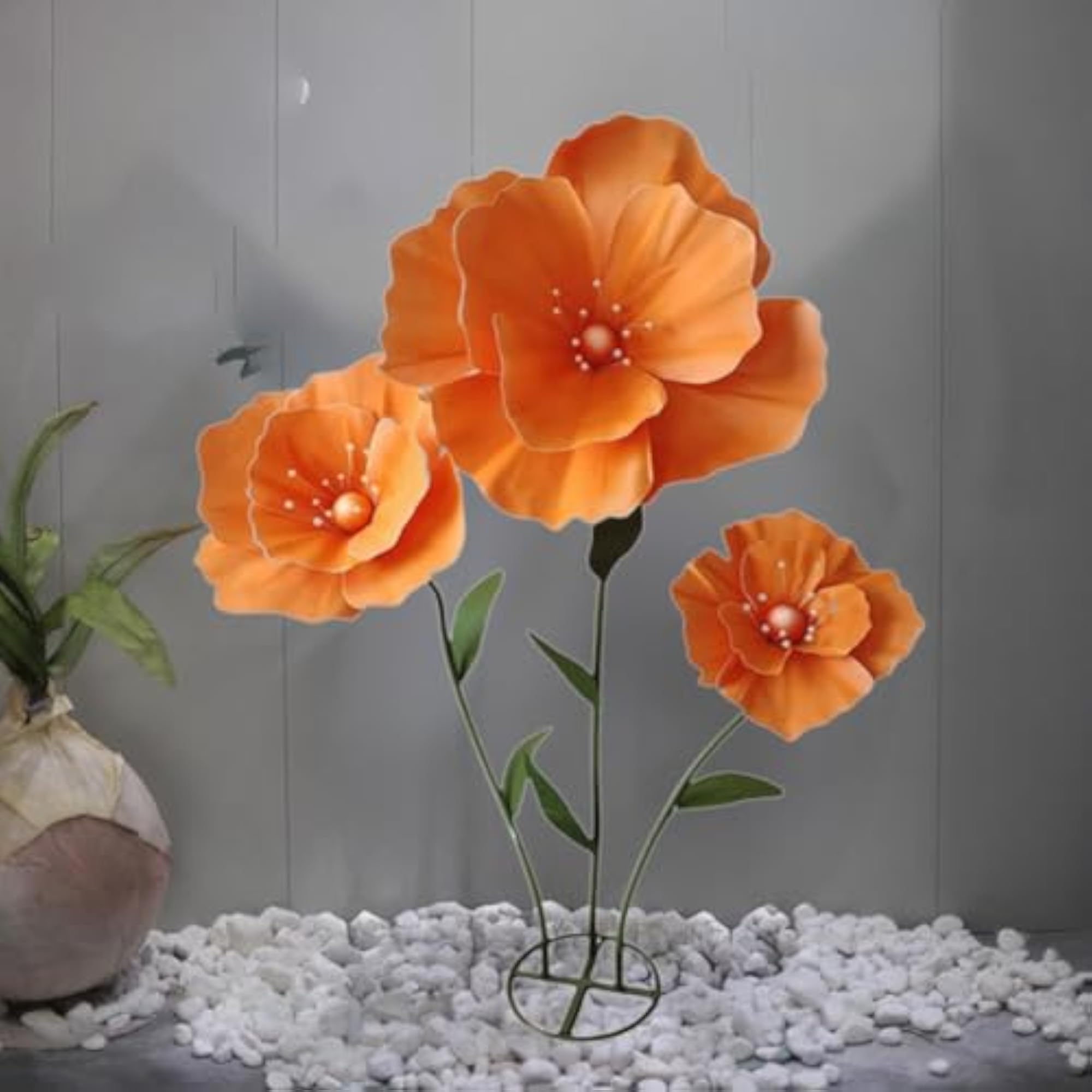 Giant Flowers for Decoration with Standing Base