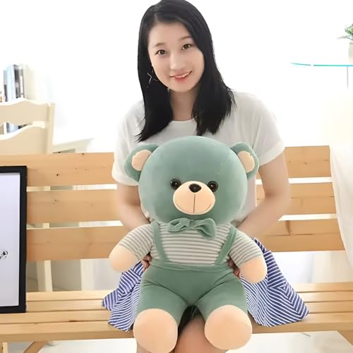 Image of Tickles Super Soft Teddy Stuffed Animal Plush Toy for Kids Birthday Gifts (Color: Green; Size: 40 cm)
