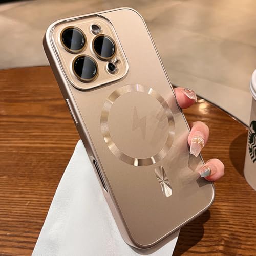 Phone Air �p �P�[�X �}�O�l�b�g�� �J���������Y�v���e�N�^�[���� MagSafe�Ή� �A�C�t�H��Air �P�[�X ������� �R�p�O���[�h�ی� �V���R���J�o�[ �`�^�j�E���O���[ ���C�����X�[�d ���b�L���H ���S�ȕی�i�����̋� iPhoneAir�j