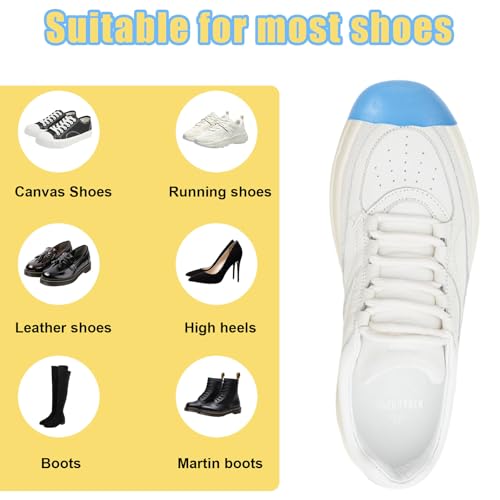 Image of Shoe Filler for Too Big Shoes Women and Men,Shoes Too Big Inserts, Can Be Used to Fill The Inside of The Footwear ,Cushion The Pressure and Prevent Slipping Off (3 Pairs Large Size, Blue)
