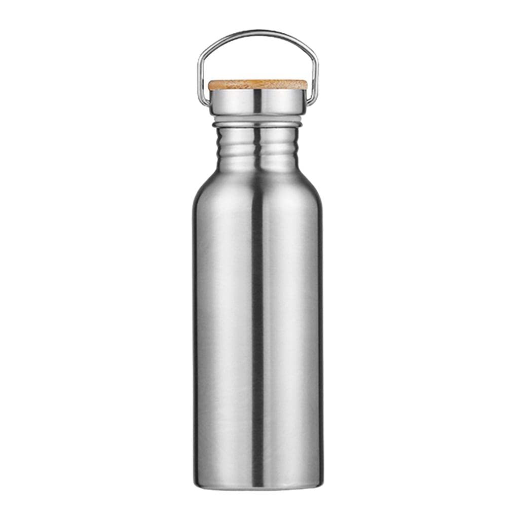 ATORSE Stainless Steel Sports Water Bottle Cycling Hiking Flask Bamboo Lid 600ML Sporting Goods | Cycling | Bicycle Accessories | Water Bottles & Cages-image-12