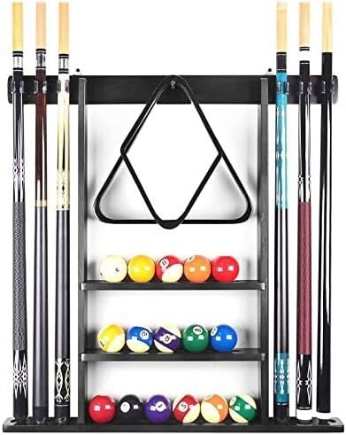 Support pour queues de billard en bois évite les chutes