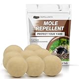 CONKAT Mole Repellent for Lawns, Gopher Repellent, Vole Repellent Outdoor, Groundhog Repellents Outdoor, Moles and Gophers Deterrent for Yard, Strengthen Style-8P