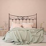 El Herrero Cabecero de Forja Córdoba | Cabezal para Cama de Matrimonio e Individual | Producto Artesanal, para Cama de 180 (187cm)