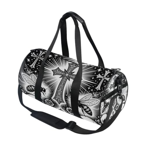 Bolsa de lona para viajes y deportes con compartimento interno práctico