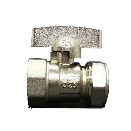 Robinet à boisseau sphérique laiton 1 BSP vanne PEX-AL-PEX 2025 argent