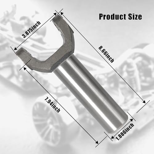 3-3-5551X Transmission Slip Yoke Replacement, Compatible with GM Turbo 400, TH 400, 4L80E & NP 205/263-1350 Series U-Joint, 32 Splines by VIVEMCE - Used condition - Image 3