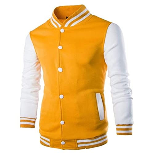 ZDDHOODY Jacken Herren College Jacke Unisex Baseball Jacke Casual Baseball Sportjacke College Sweatjacke Langärmlige Jacke Collegejacke für Männer Oldschool Sweatjacke für Herren und Damen Cover
