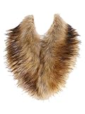 Soul Young Faux Fur Collar Women's Neck Warmer Scarf Wrap,Nature,One Size