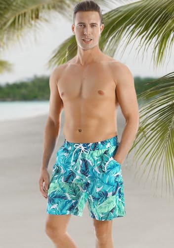 Bañador para padre e hijo OMZIN azul de talla Medium con cordón ajustable 6