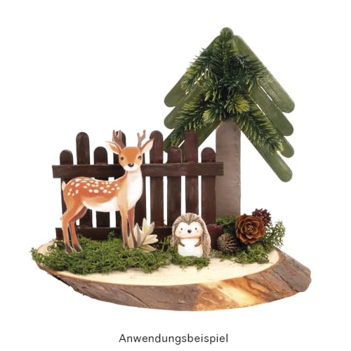 Ideen mit Herz | extrabreite Holzstäbchen | Holzspatel | breite Eisstiele aus Holz | Holzspachtel | 15 cm lang | 1,7 cm breit | ideal zum Basteln, Waxing, Eis selber machen | 50 Stück