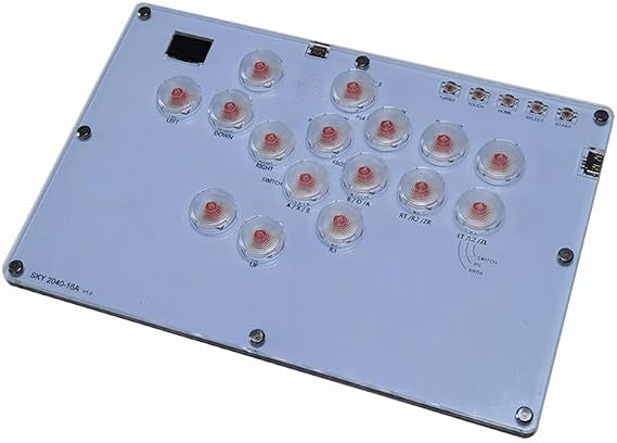 13 Button Gamepad with For Turbo and Custom For RGB Perfect for PC, for PS3, Switch, and for steam